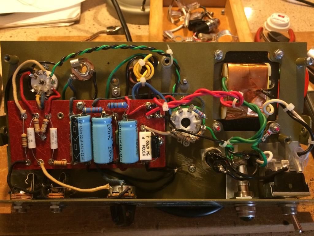 Yet another 5F1 build into a Champion 600 chassis | Telecaster Guitar Forum